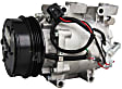 58891 A/C Compressor, With Clutch, 4-Groove Pulley, 4-Seasons OE Replacement