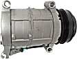 2002 Cadillac Escalade - A/C Compressor, with HU6 Compressor, without Rear AC, Use PAG 150 Compressor Oil, With Clutch, 4-Groove Pulley, 4-Seasons OE Replacement
