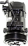 2000 Jeep Cherokee - A/C Compressor, With Clutch, 6-Groove Pulley, 4-Seasons OE Replacement