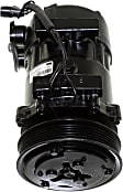 2000 Jeep Cherokee - A/C Compressor, With Clutch, 6-Groove Pulley, 4-Seasons OE Replacement