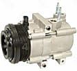 2007 Ford Explorer - A/C Compressor, with FS18 Compressor, without Rear AC, With Clutch, 6-Groove Pulley, 4.6L, 4-Seasons OE Replacement