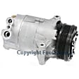 68275 A/C Compressor, With Clutch, 5-Groove Pulley, 4-Seasons OE Replacement