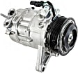 2018 Chevrolet Traverse - A/C Compressor, with 7SAS18H Compressor, With Clutch, 6-Groove Pulley, 2.0L 4Cyl, 4-Seasons OE Replacement
