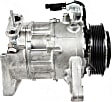2018 Chevrolet Traverse - A/C Compressor, with 7SAS18H Compressor, With Clutch, 6-Groove Pulley, 2.0L 4Cyl, 4-Seasons OE Replacement
