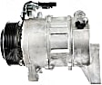 2018 Chevrolet Traverse - A/C Compressor, with 7SAS18H Compressor, With Clutch, 6-Groove Pulley, 2.0L 4Cyl, 4-Seasons OE Replacement