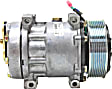2001 Dodge Ram 3500 - A/C Compressor, With Clutch, 8-Groove Pulley, 5.9L, 6Cyl, 4-Seasons OE Replacement