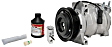 7109NK A/C Compressor, With Clutch, 5.7L, 8Cyl, PAC-Kits Series