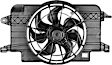 1998 Saturn SL2 - Fan Motor, Sold Individually, 4-Seasons OE Replacement