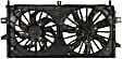 2008 Chevrolet Impala - Radiator Fan 6 Cyl 3.9L, Excl. Police Pkg., Dual fan, 4-Seasons OE Replacement
