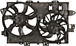 2006 Pontiac Torrent - Radiator Fan 6 Cyl 3.4L, Dual fan, 4-Seasons Cooling Fan Assembly