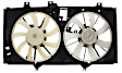 76360 OE Replacement Radiator Fan, 2.5L, 4Cyl, Dual fan