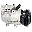 77347 A/C Compressor, With Clutch, 4-Groove Pulley, 4-Seasons OE Replacement