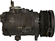 77361 A/C Compressor, With Clutch, 6-Groove Pulley, 4-Seasons OE Replacement