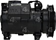 2008 Chrysler PT Cruiser - A/C Compressor, Automatic Transaxle, With Clutch, 4-Groove Pulley, 2.4L 4Cyl, 4-Seasons OE Replacement