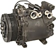 77497 A/C Compressor, With Clutch, 6-Groove Pulley, 4-Seasons OE Replacement