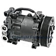 77562 A/C Compressor, With Clutch, 4-Seasons OE Replacement