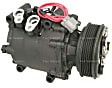 2004 Honda Civic - A/C Compressor, with TRS090 Compressor, With Clutch, 6-Groove Pulley, 4 Cyl 1.7L, 4-Seasons OE Replacement