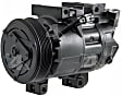 2018 Nissan Altima - A/C Compressor, With Clutch, 6-Groove Pulley, 2.5L 4Cyl, 4-Seasons OE Replacement