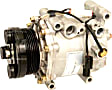 78493 A/C Compressor, With Clutch, 4-Seasons OE Replacement