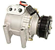 2004 Oldsmobile Bravada - A/C Compressor, With TRSA12 Compressor, With Clutch, 6-Groove Pulley, 4-Seasons OE Replacement