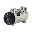 2011 GMC Acadia - A/C Compressor, With Clutch, 6-Groove Pulley, 3.6L 6Cyl - Front and Rear