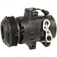 2011 Ford Transit Connect - A/C Compressor, with DKS-17DS Compressor, With Clutch, 6-Groove Pulley, 4 Cyl 2.0L, 4-Seasons A/C Compressor