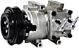 2013 Ford Fiesta - A/C Compressor, With Clutch, 6-Groove Pulley, 1.6L 4Cyl, 4-Seasons OE Replacement