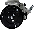2013 Ford Fiesta - A/C Compressor, With Clutch, 6-Groove Pulley, 1.6L 4Cyl, 4-Seasons OE Replacement