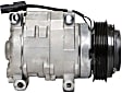 2014 Dodge Avenger - A/C Compressor, With Clutch, 6-Groove Pulley, 3.6L 6Cyl, 4-Seasons OE Replacement