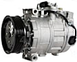 2006 Volkswagen Touareg - A/C Compressor, with 7SEU16C Compressor, With Clutch, 7-Groove Pulley, 8 Cyl 4.2L, 4-Seasons OE Replacement