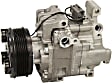 2008 Mazda CX-7 - A/C Compressor, With Clutch, 6-Groove Pulley, 2.3L 4Cyl, 4-Seasons A/C Compressor