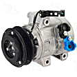 2013 Ford Transit Connect - A/C Compressor, with DKS-17DS Compressor, With Clutch, 6-Groove Pulley, 4-Seasons A/C Compressor