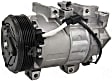 98664 A/C Compressor, With Clutch, 6-Groove Pulley, 2.5L, 4Cyl, 4-Seasons OE Replacement