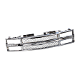 Grille Assembly, Chrome Shell and Insert, For Models with Dual Headlights
