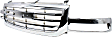 Grille, Chrome Shell and Insert, All Chromed, Performance