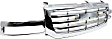 Grille, Chrome Shell and Insert, All Chromed, Performance