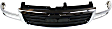 Grille Assembly, Chrome Shell with Painted Black Insert