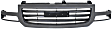 Grille Assembly, Painted Dark Gray Shell with Painted Black Insert