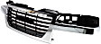Grille Assembly, Chrome Shell with Black Insert