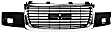2013 GMC Savana 2500 Base - Grille, Chrome Shell with Painted Black Insert, For Models With Composite Headlights