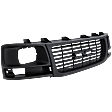 Grille Assembly, Textured Black Shell and Insert, CAPA CERTIFIED