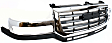 Grille Assembly, Chrome Shell with Painted Black Insert