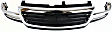 Grille Assembly, Chrome Shell with Painted Black Insert