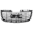 Grille Assembly, Chrome Shell with Textured Black Insert, CAPA CERTIFIED