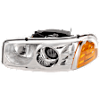 Driver Side Headlight, with Bulb, Halogen, Clear Lens