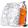 Driver Side Headlight, with Bulb, Halogen, Clear Lens, CAPA Certified