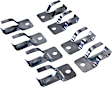 1015 Rocker Arm Clips - Oil Deflecting, Fits Chevrolet, Ford and Pontiac with stock rockers only.