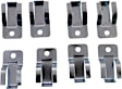 1015 Rocker Arm Clips - Oil Deflecting, Fits Chevrolet, Ford and Pontiac with stock rockers only.