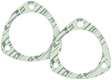 1204C Performance Collector Gaskets - 3 Inch I.D. 3-Bolt Header Collectors