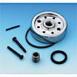 1270 Oil Filter Adapter - Natural, Aluminum, Direct Fit
